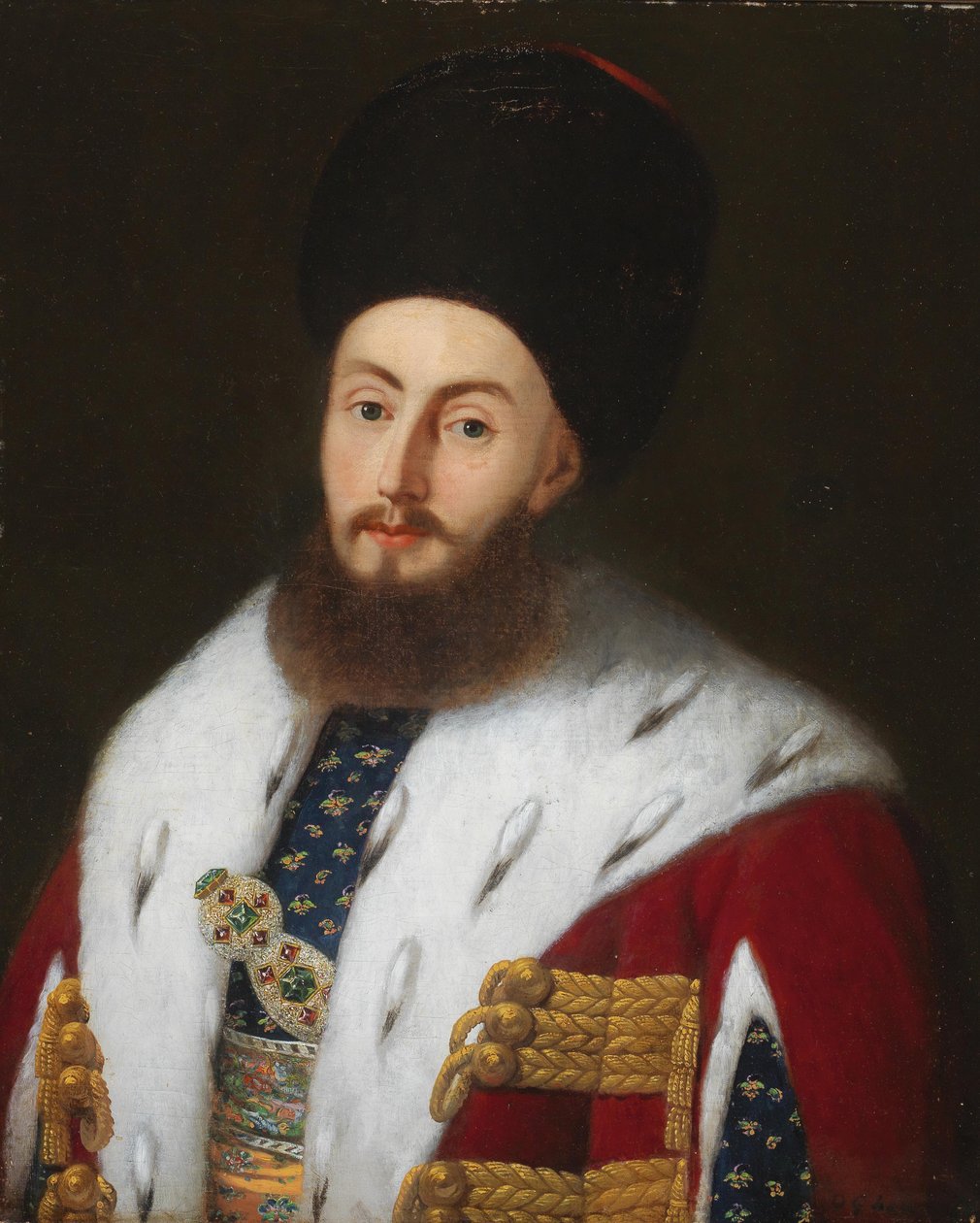 Alexander II Mavrocordatos Firaris 1754-1819, Prins af Moldavien, ca. 1800. af Unbekannt