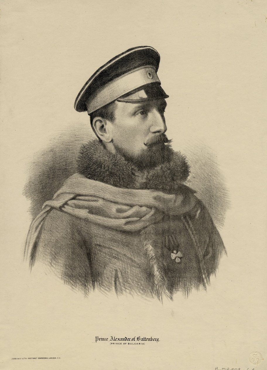 Alexander Joseph 1857-1893, Prins af Bulgarien, 1880 af Unbekannt