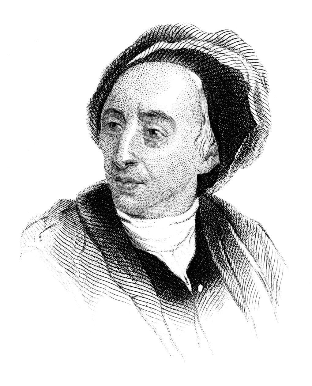 Alexander Pope, engelsk digter fra det tidlige attende århundrede, c1850 af Unbekannt