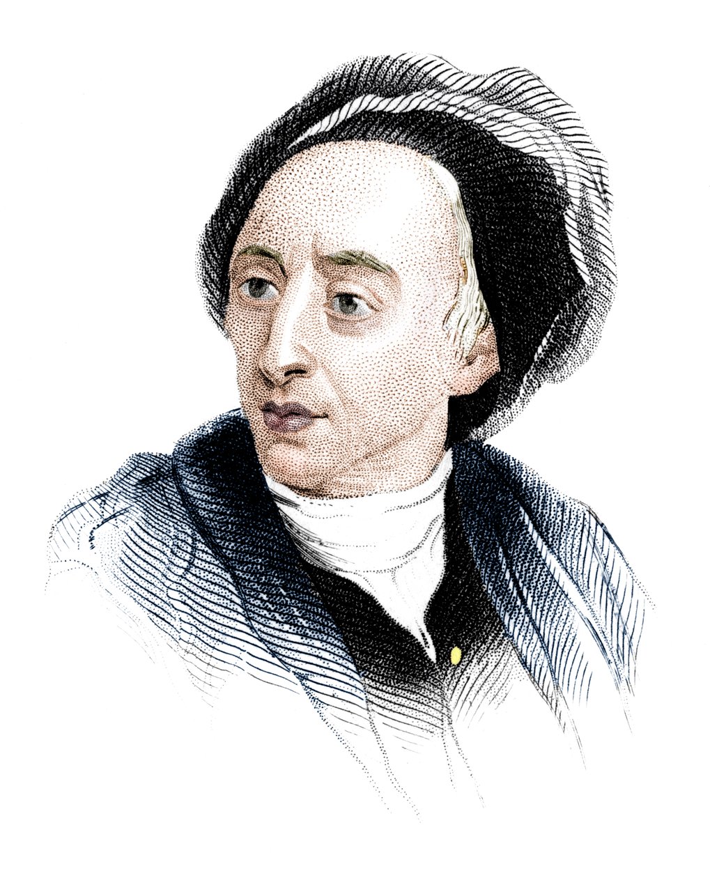 Alexander Pope, engelsk digter fra det tidlige attende århundrede, c1850 af Unbekannt