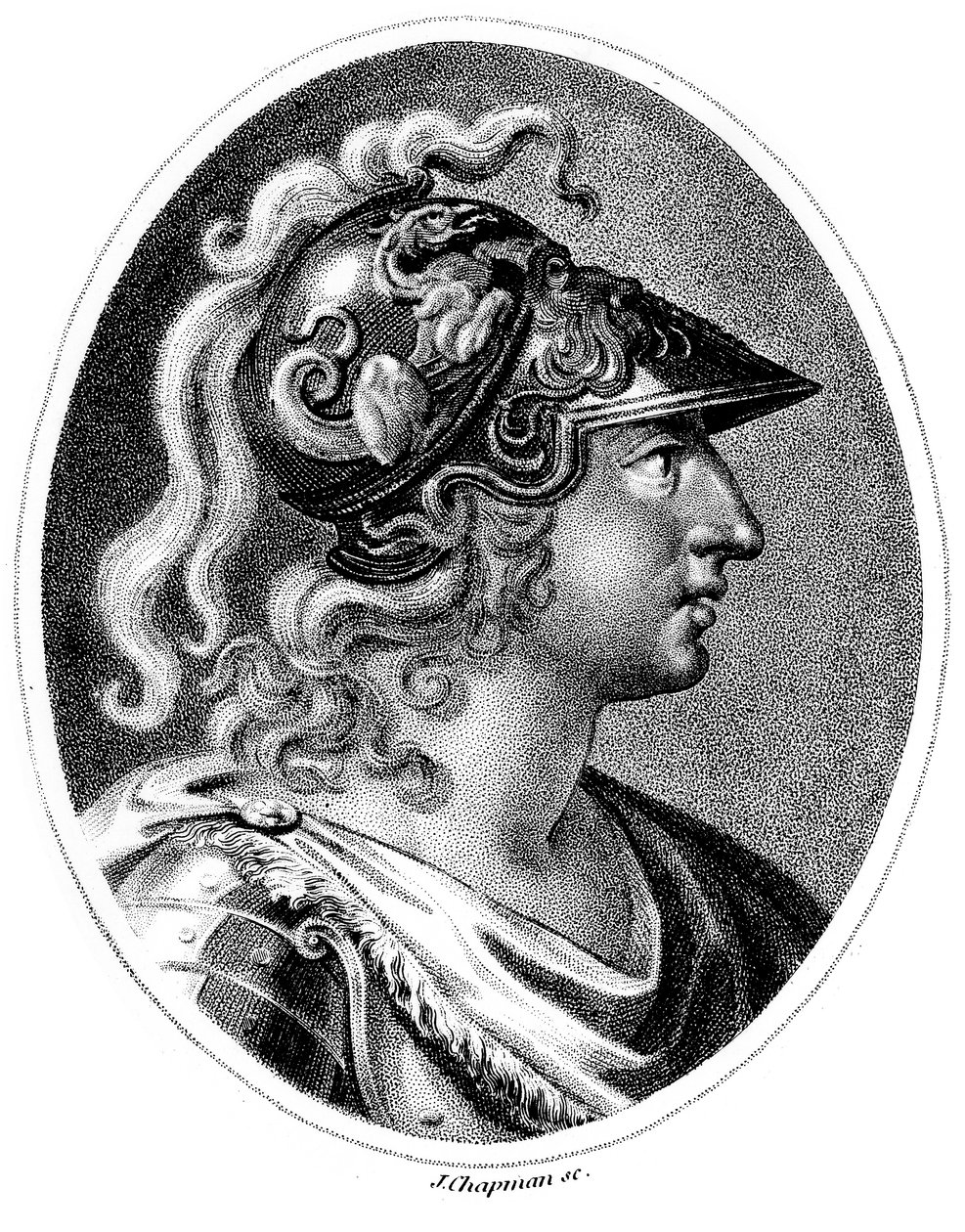 Alexander den Store 356-323 f.Kr., c1800 af Unbekannt