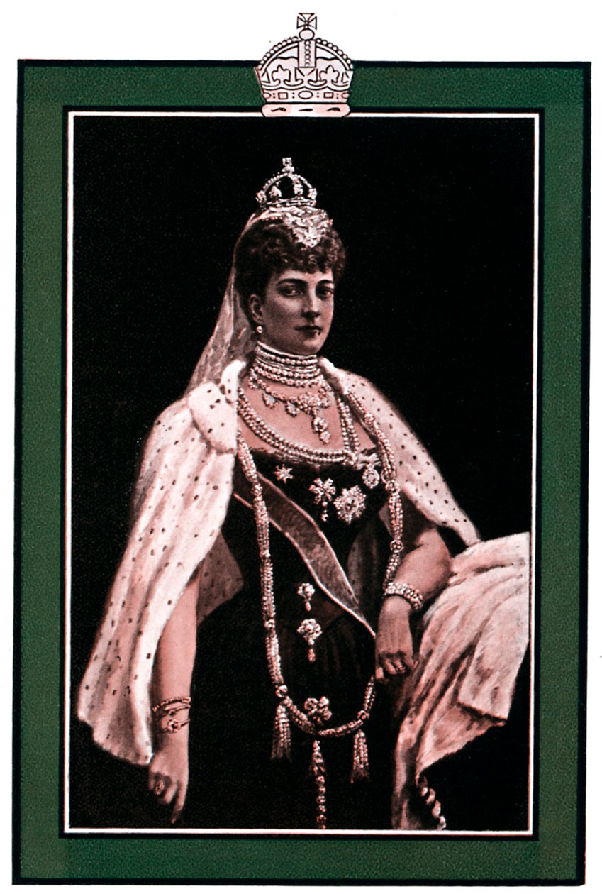 Alexandra af Danmark 1844-1925, dronningepartner til kong Edward VII, 1902-1903 af Unbekannt