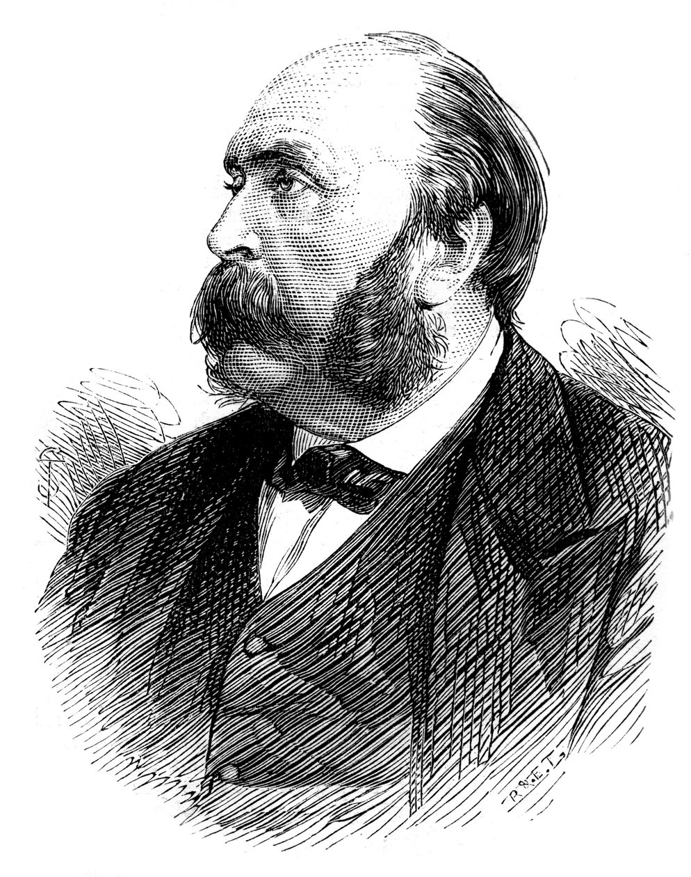Alexandre Auguste Ledru-Rollin, fransk politiker, 1875 af Unbekannt