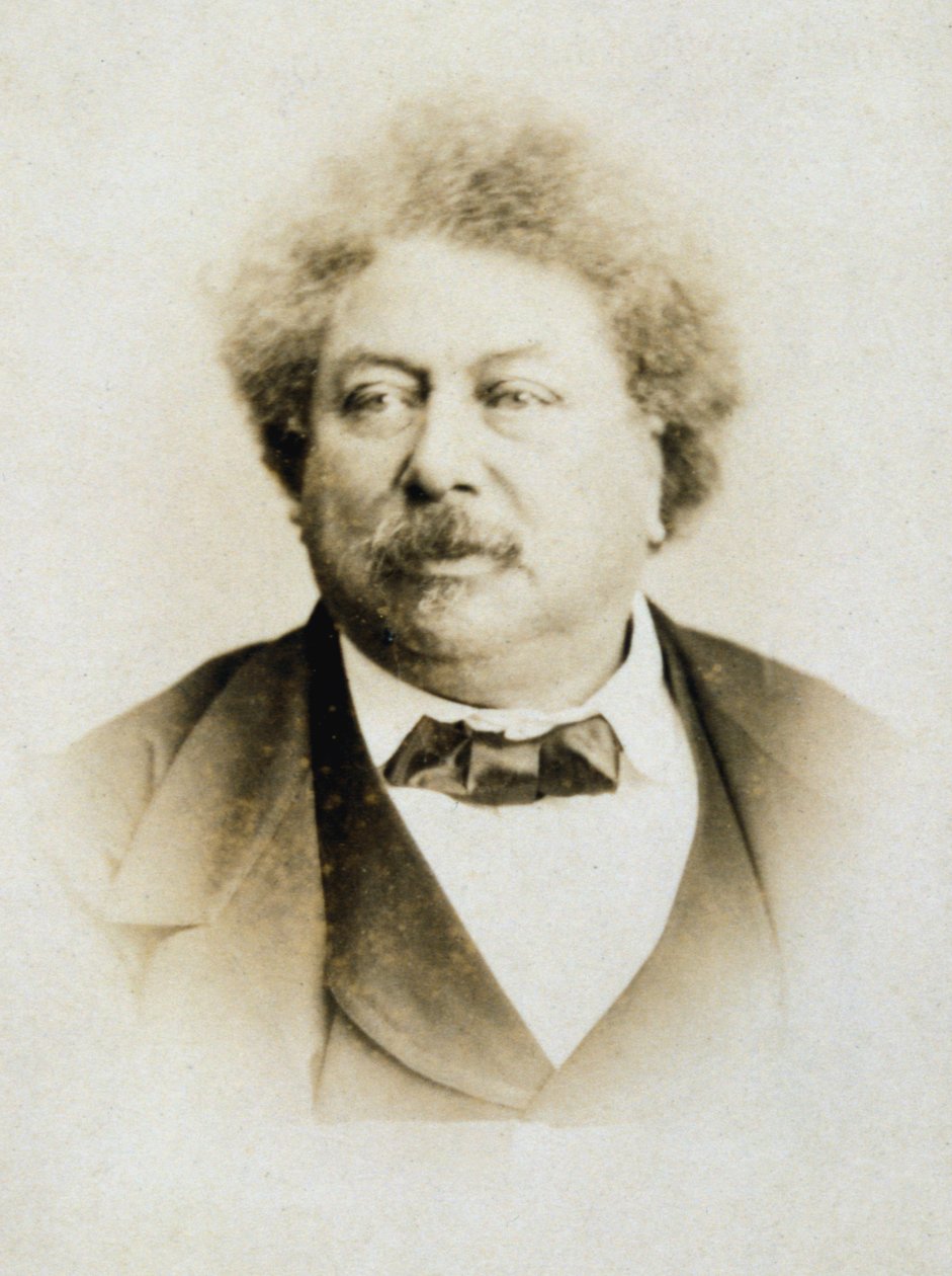 Alexandre Dumas den Ældre, fransk romanforfatter og dramatiker, c1850-1870 af Unbekannt