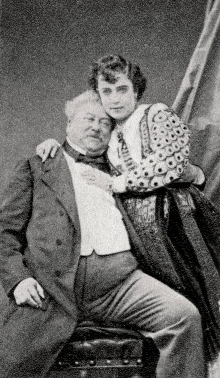 Alexandre Dumas, den ældre, fransk romanforfatter og dramatiker, c1865 af Unbekannt