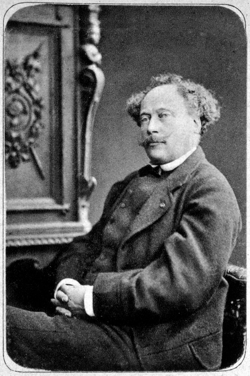 Alexandre Dumas den Yngre, fransk forfatter, c1865-1895 af Unbekannt