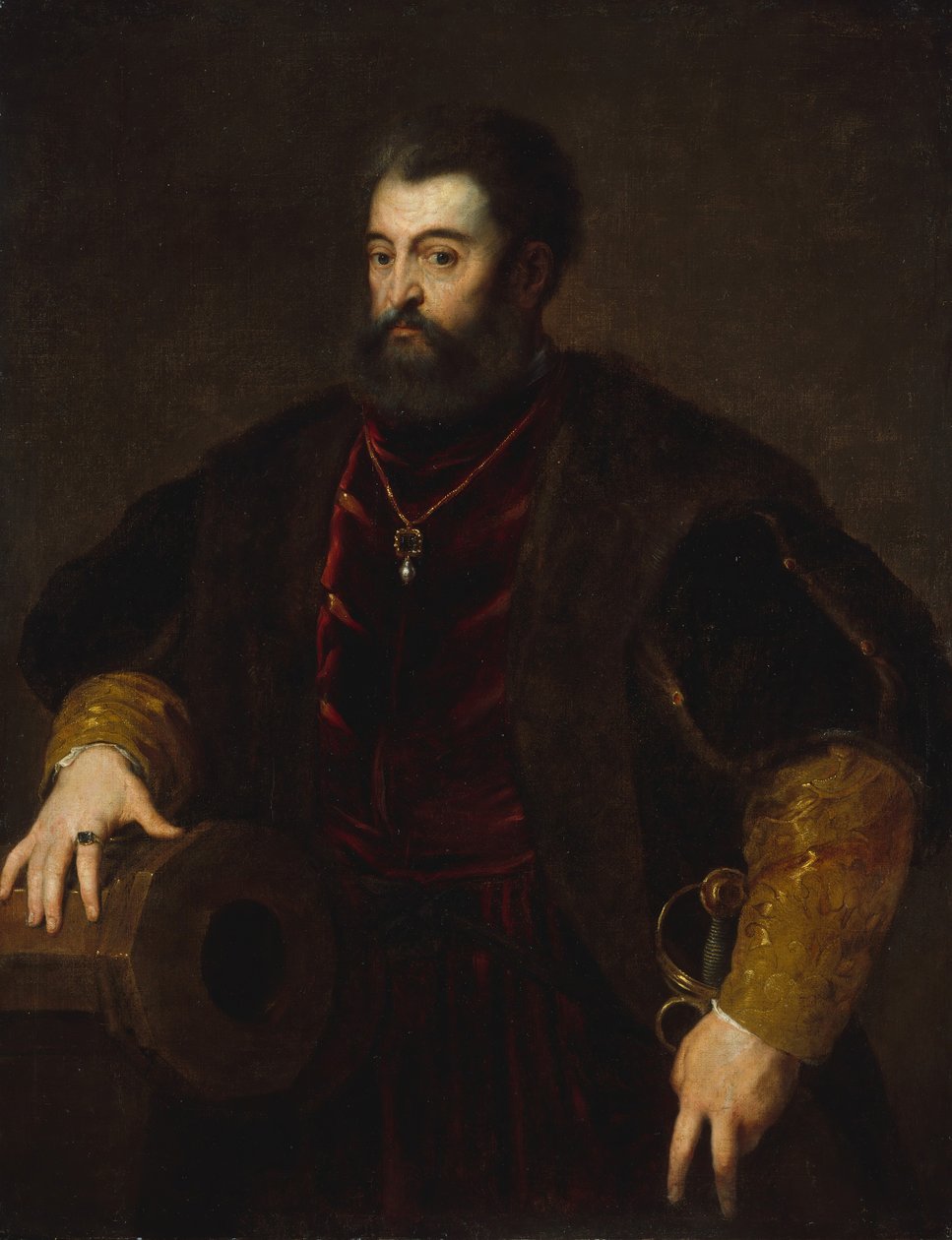 Alfonso dEste 1486-1534, hertug af Ferrara. af Unbekannt