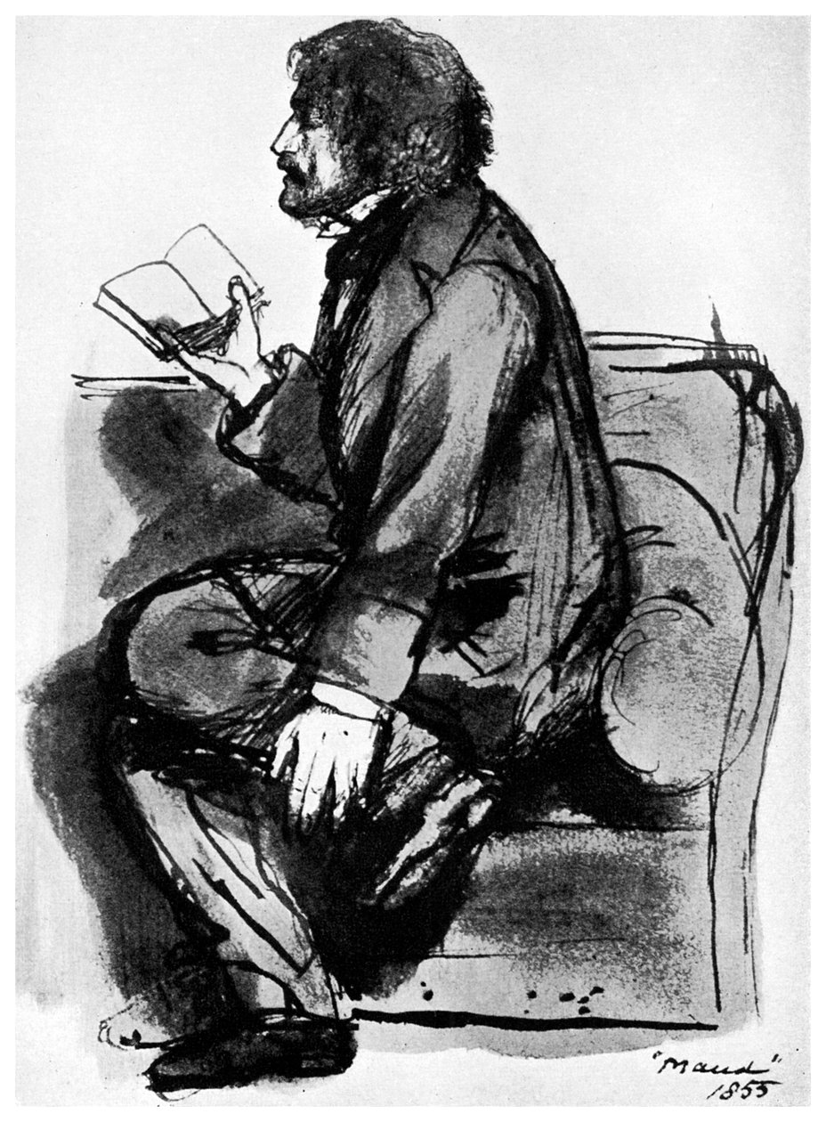 Alfred, Lord Tennyson, britisk digter, 1855 1956 af Unbekannt