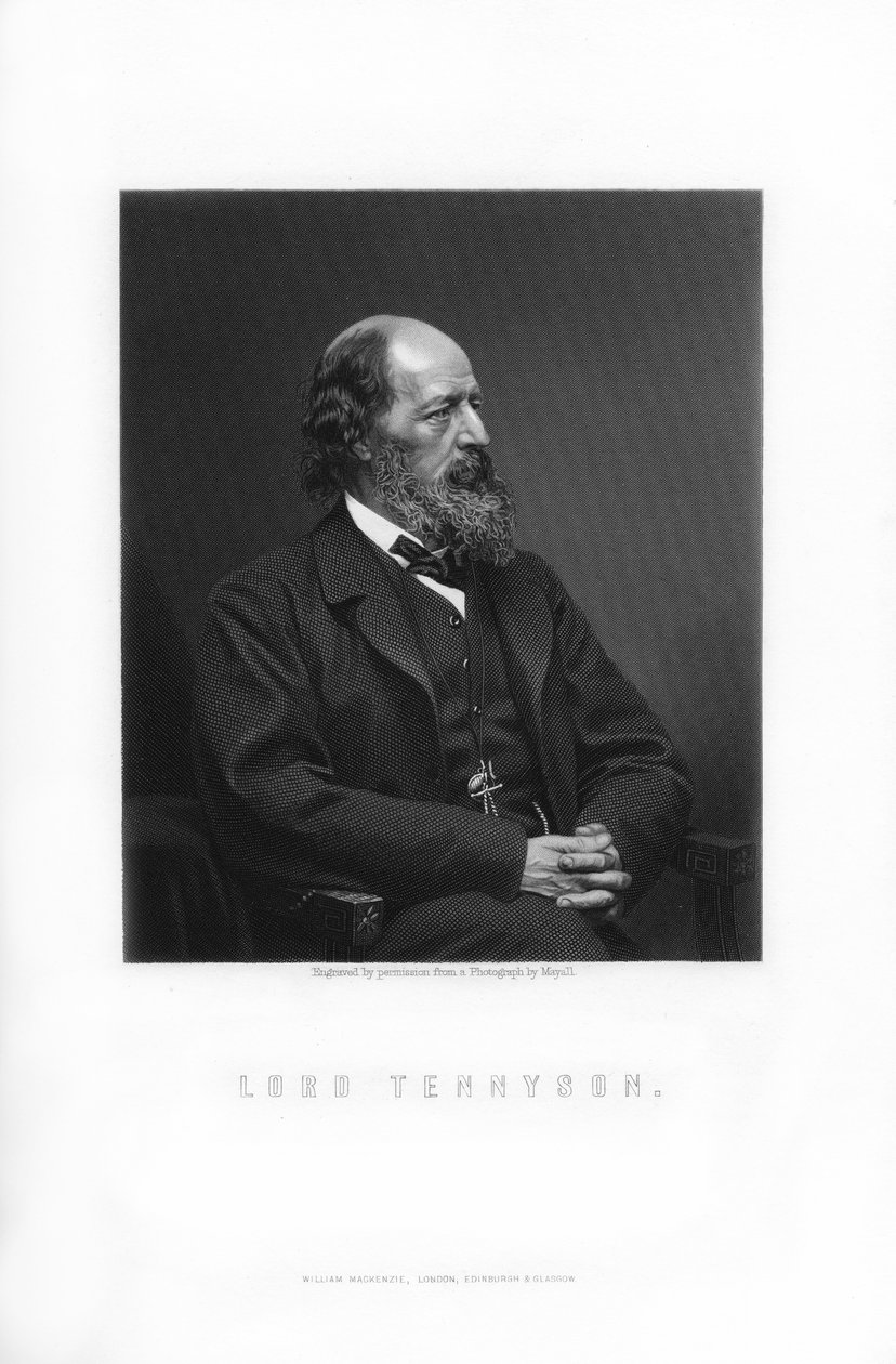 Alfred Tennyson, 1. baron Tennyson, digterpristager i Det Forenede Kongerige, 1899 af Unbekannt