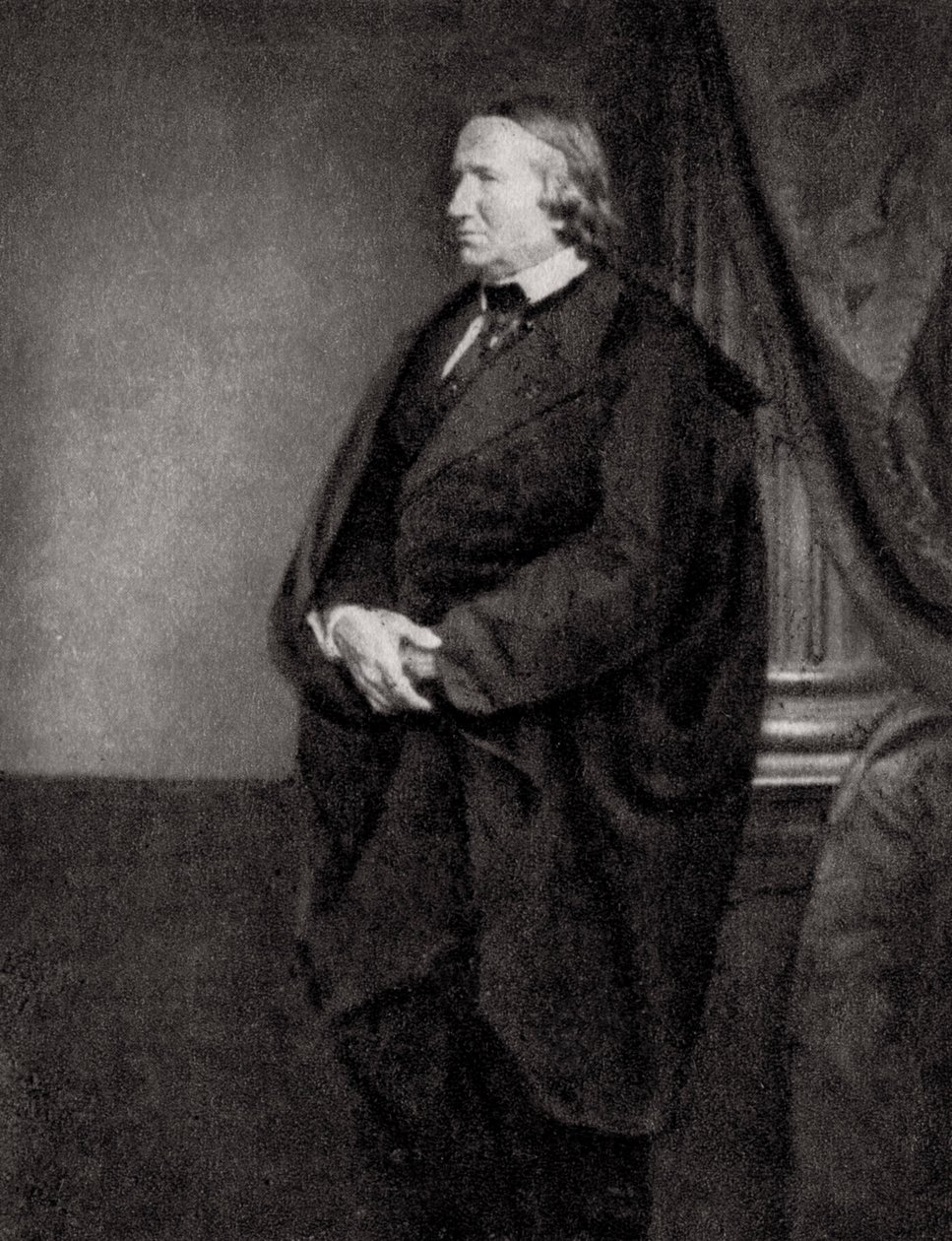 Alfred de Vigny, fransk digter, dramatiker og romanforfatter, 1862 af Unbekannt