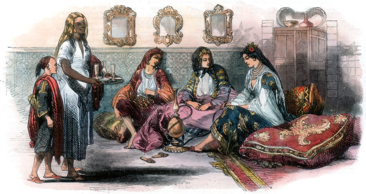 Algeriske kvinder, 1857 af Unbekannt