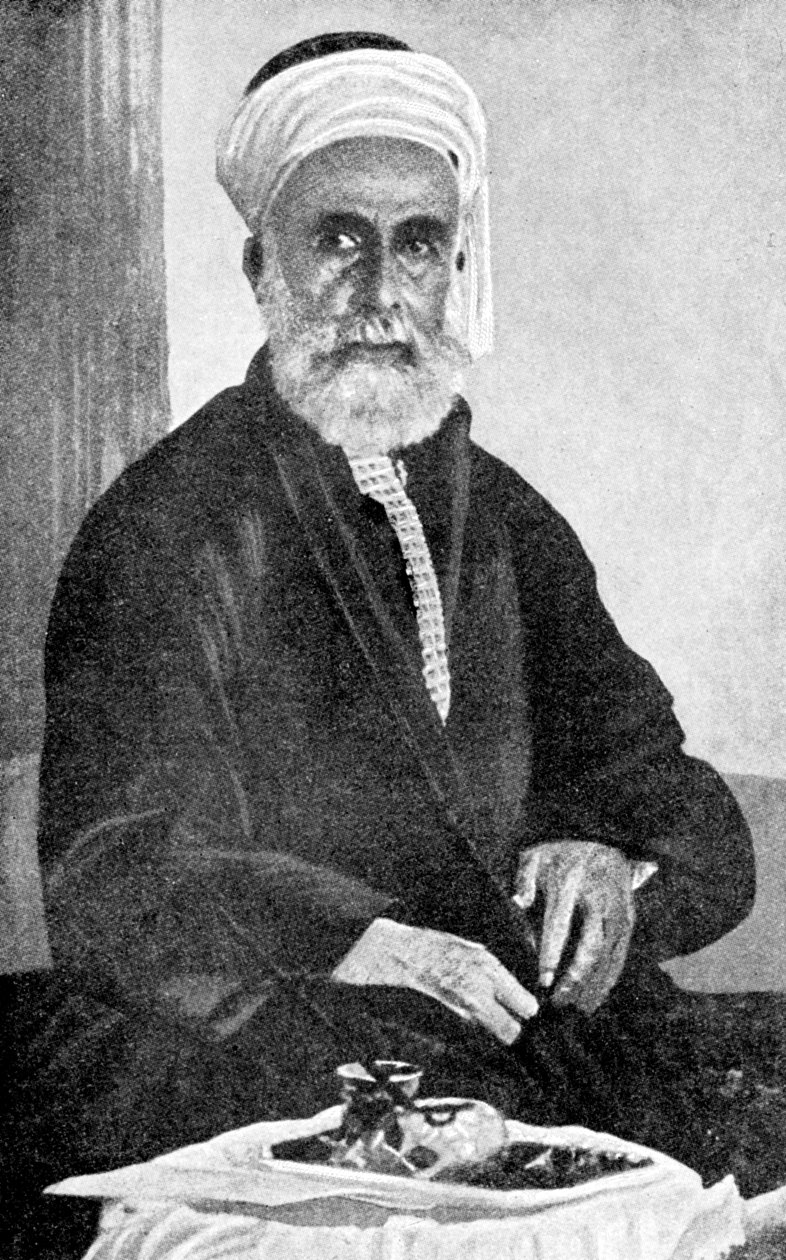 Ali Bin Hussein 1879-1935, første konge af Hejaz, Saudi-Arabien, 1922 af Unbekannt