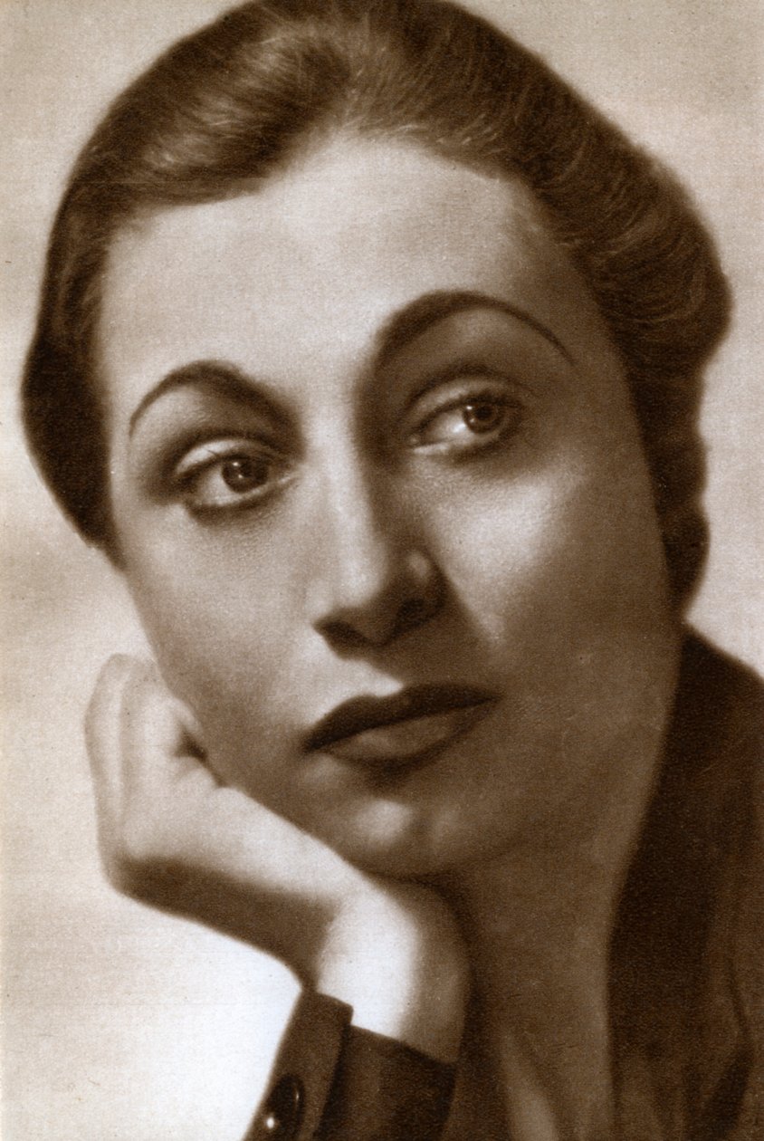 Aline MacMahon, amerikansk skuespillerinde, 1933 af Unbekannt