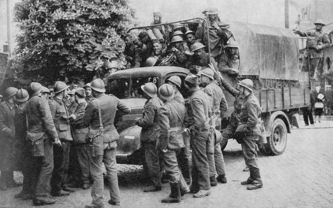 Allierede går til Belgiens hjælp, 1940, 1940 af Unbekannt
