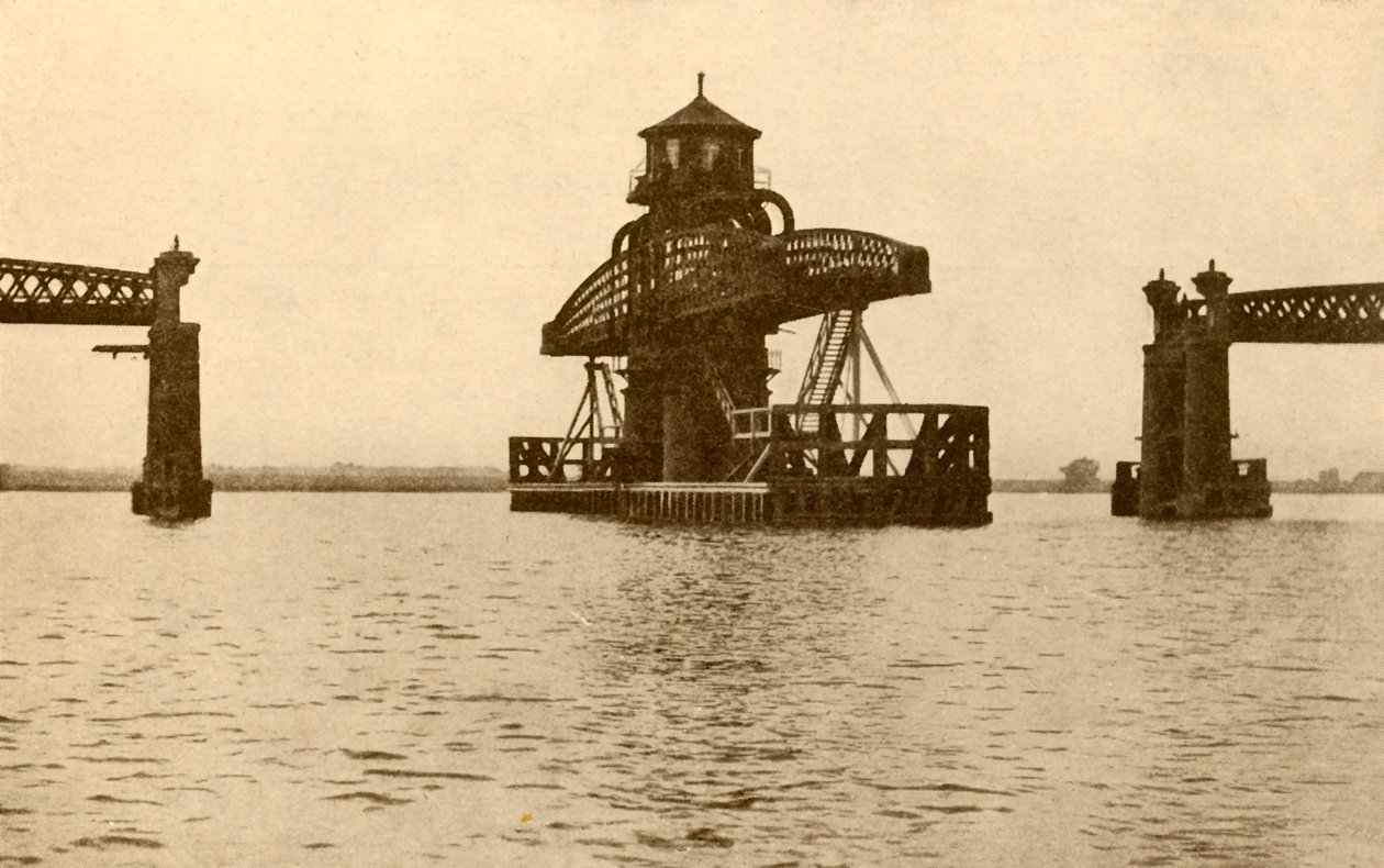 Alloa Swing Bridge, 1930. af Unbekannt
