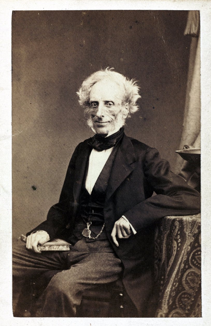 Alphonse de Brebisson, fransk botaniker, ca. 1863 af Unbekannt