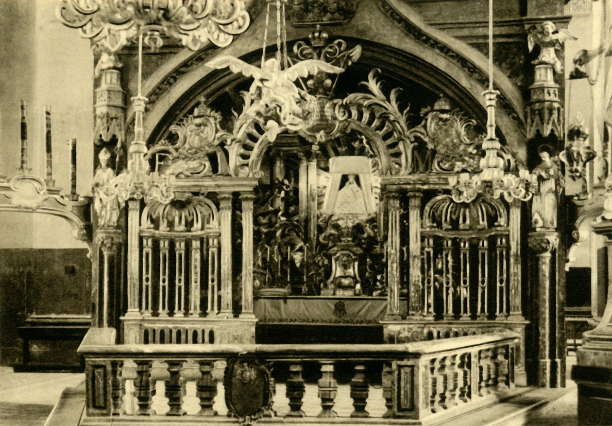 Jomfru Marias alter, Mariazell, Steiermark, Østrig, c1935. af Unbekannt