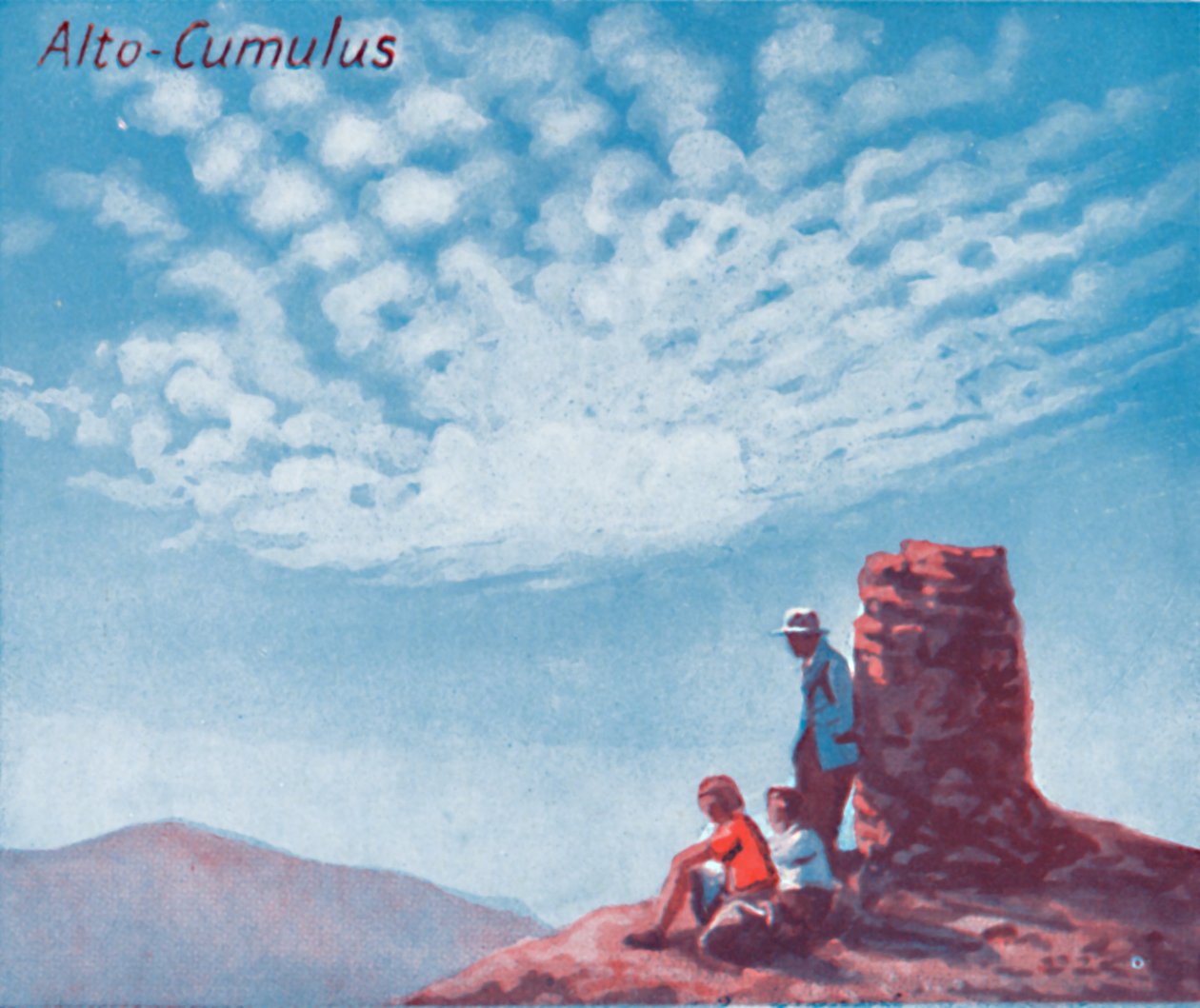 Alto-Cumulus - Et dusin af de vigtigste skyformer på himlen, 1935 af Unbekannt