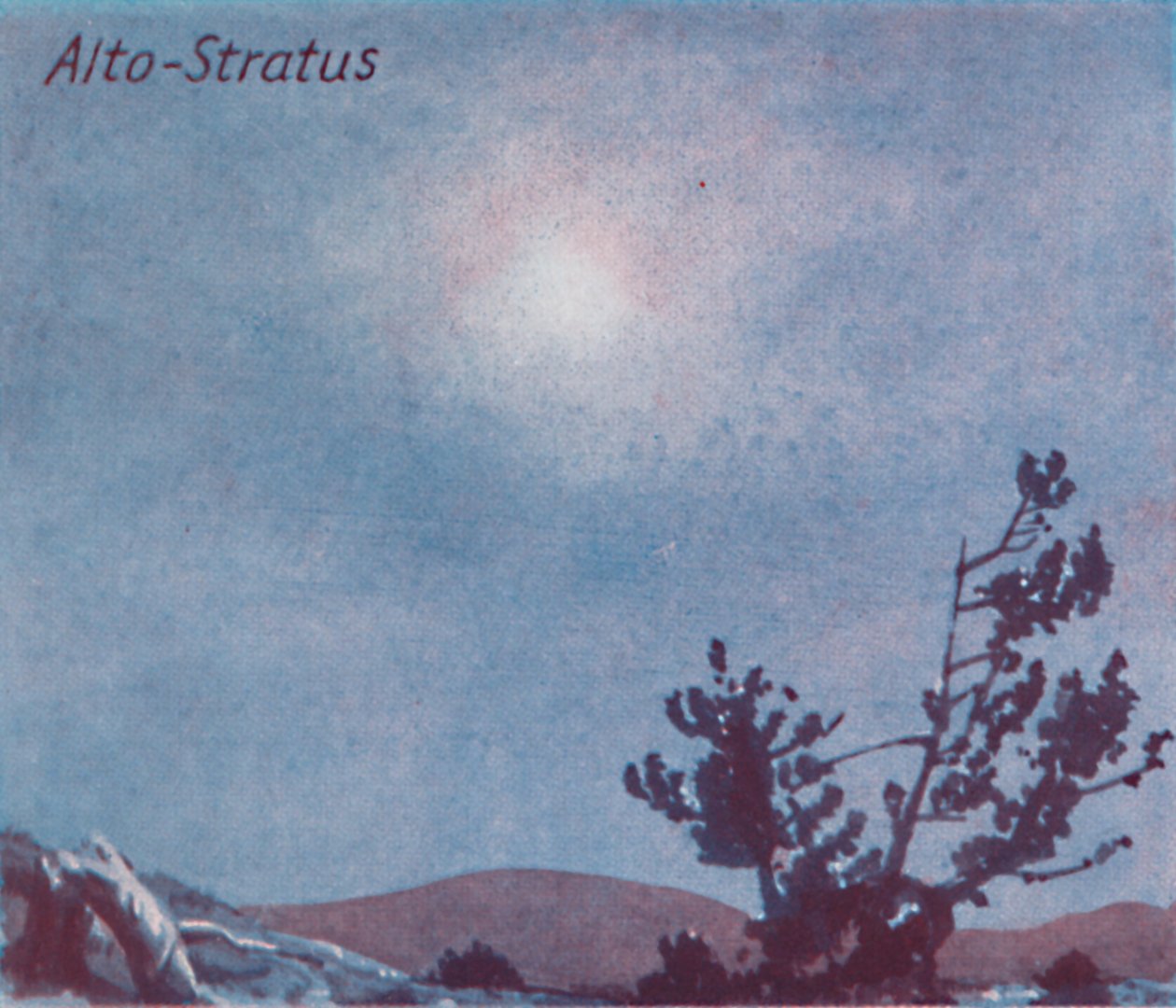 Alto-Stratus - Et dusin af de vigtigste skyformer på himlen, 1935 af Unbekannt