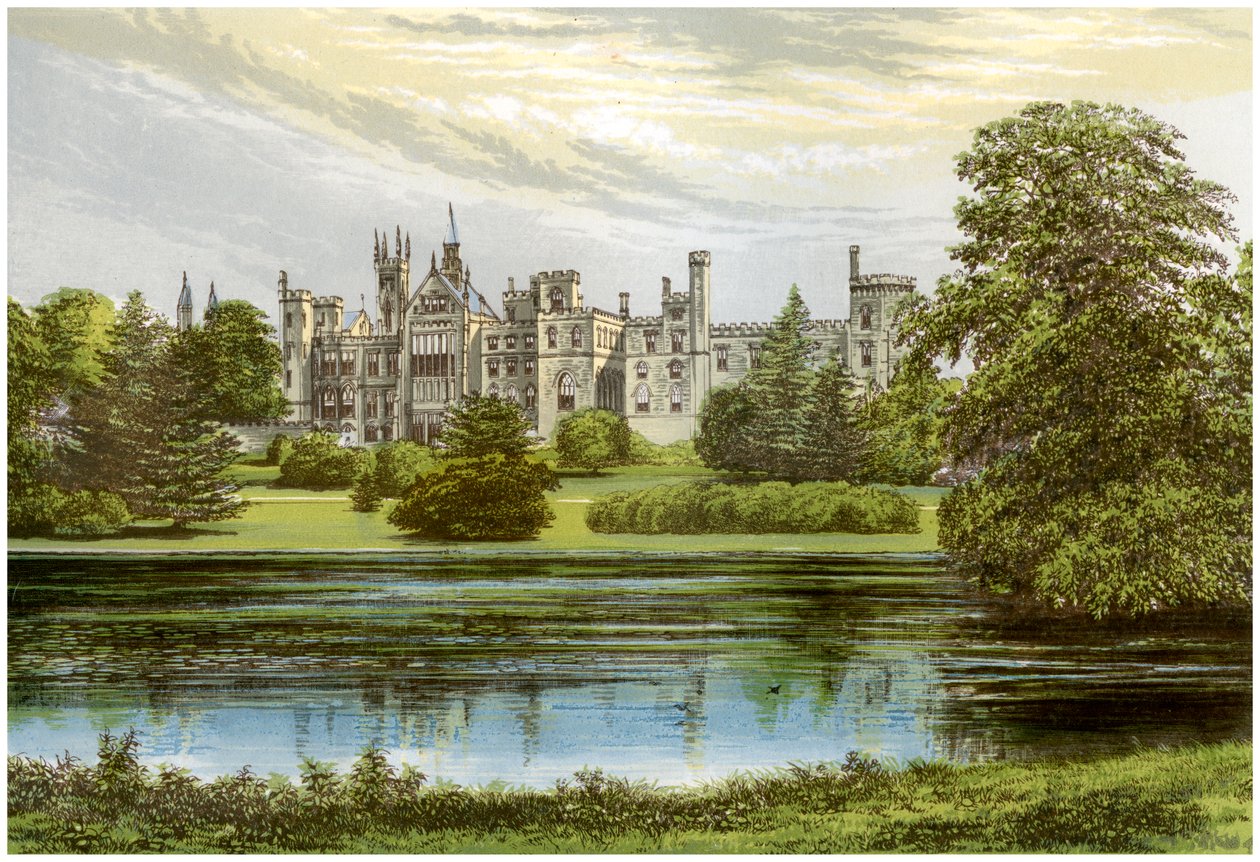 Alton Towers, Staffordshire, hjemsted for jarlen af Shrewsbury, c1880 af Unbekannt