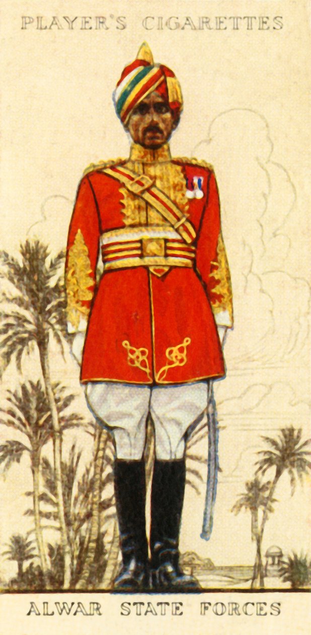 Alwar statsstyrker, 1936. af Unbekannt