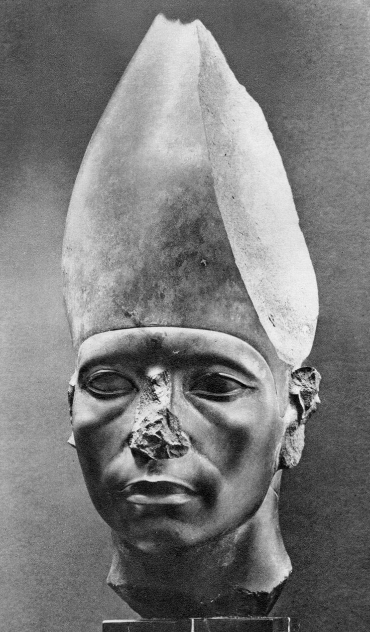 Amenemhat III 1854 f.Kr.-1808 f.Kr., oldægyptisk faraa, c1820 f.Kr. 1936 af Unbekannt