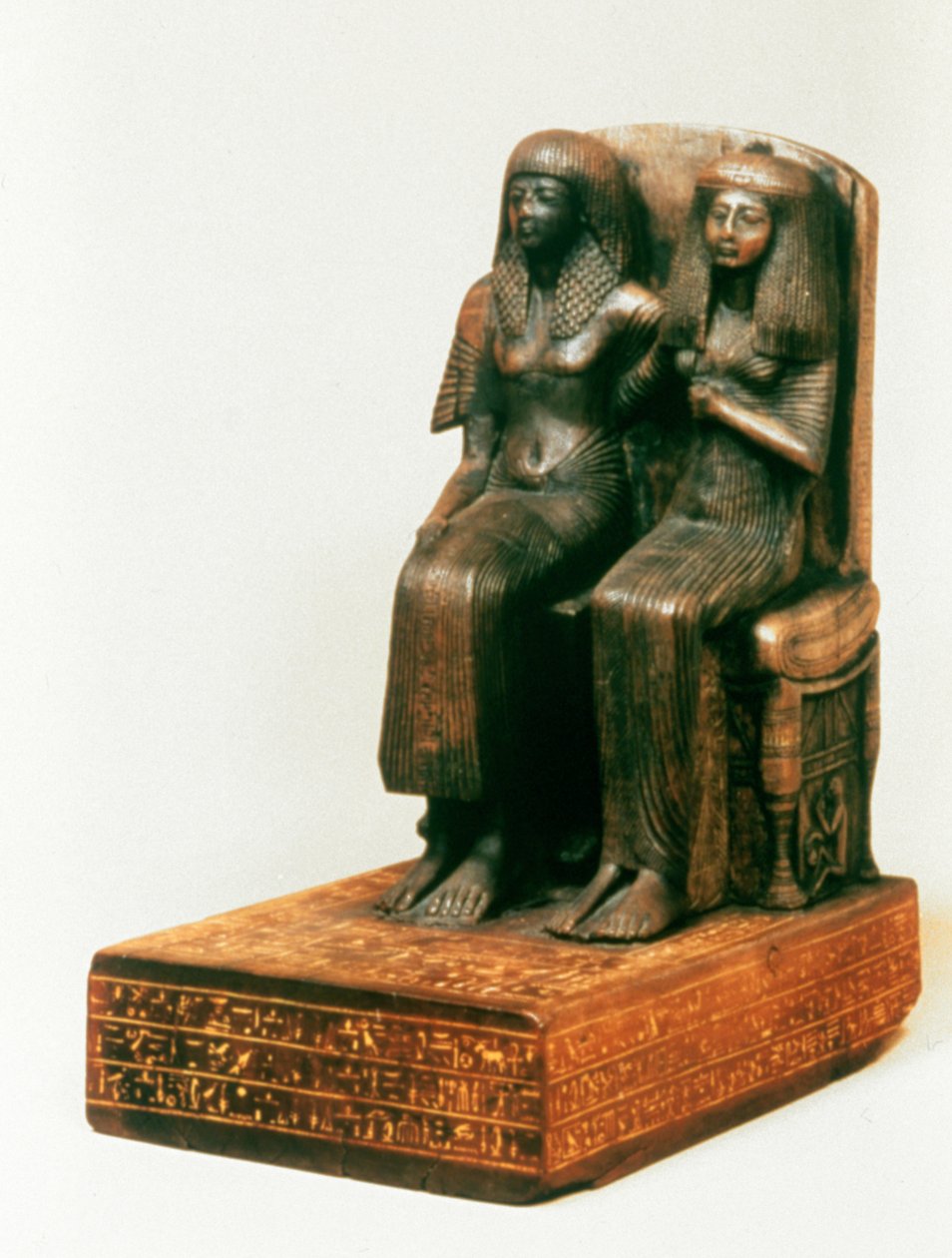 Amenemope og kvinde, egyptisk, 19. dynasti af Unbekannt