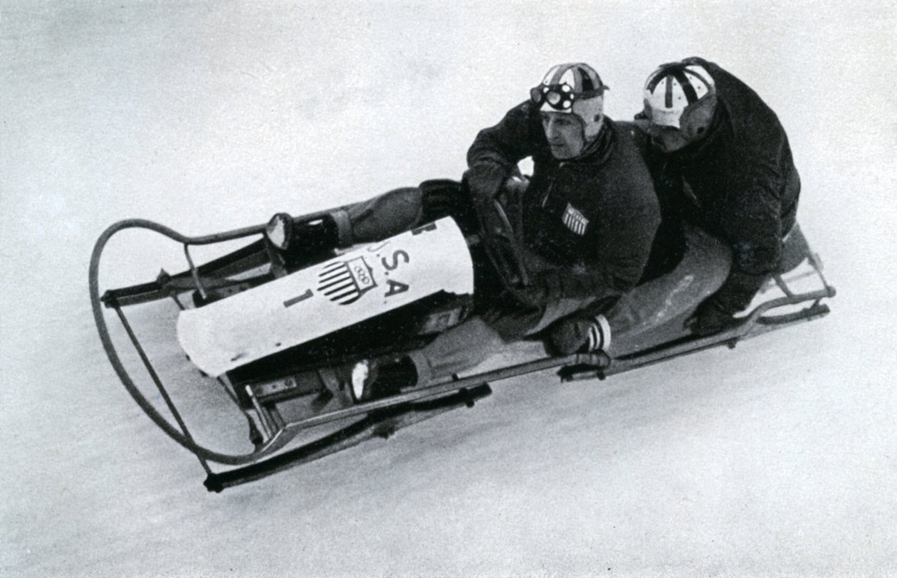Amerikansk tomands bobslædehold, tyske vinter-OL, 1936 af Unbekannt