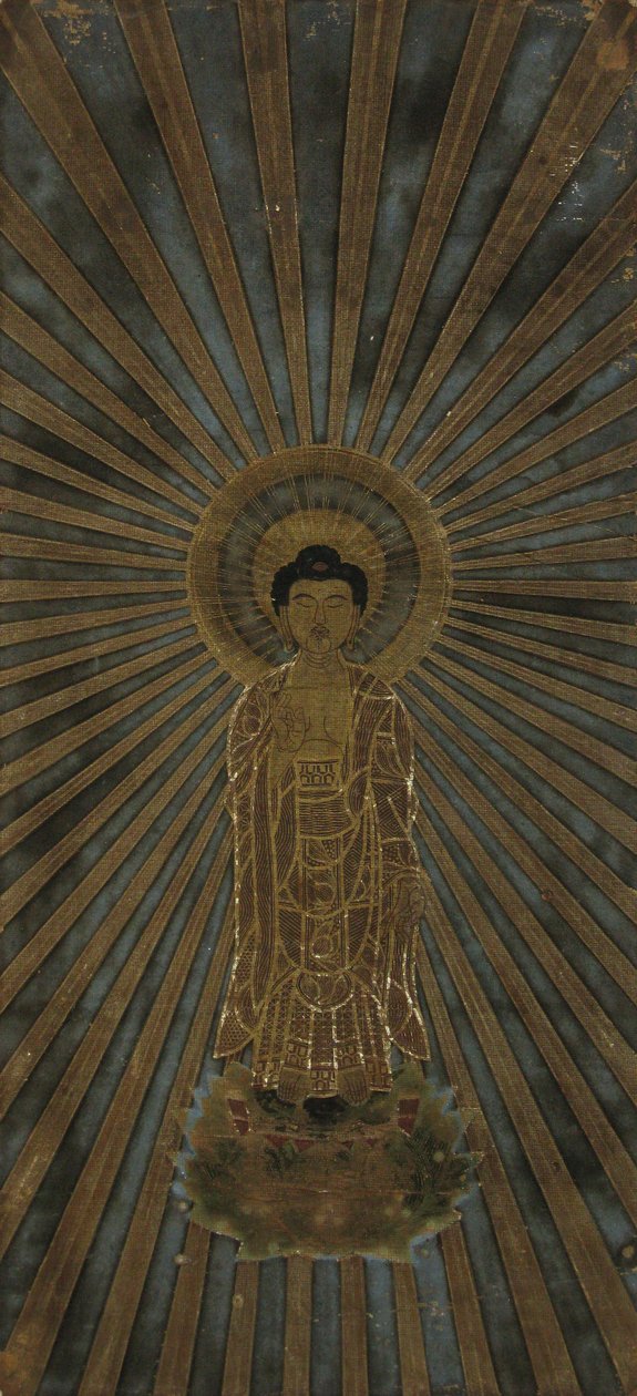 Amida Manifesting in the Dharma-body of Expedient Means, 1700-tallet. af Unbekannt