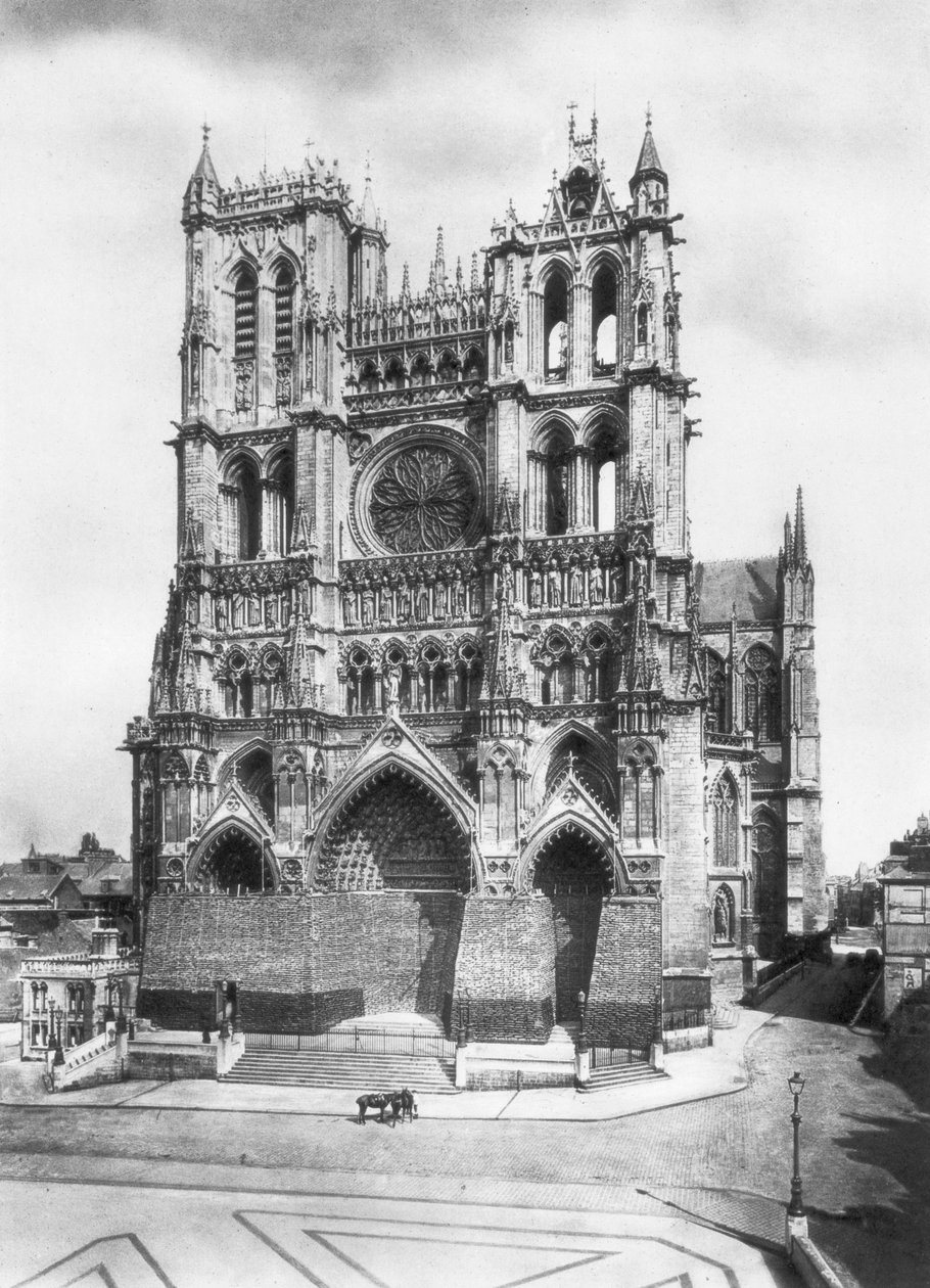 Amiens-katedralen, Picardie, Frankrig, 1918 af Unbekannt