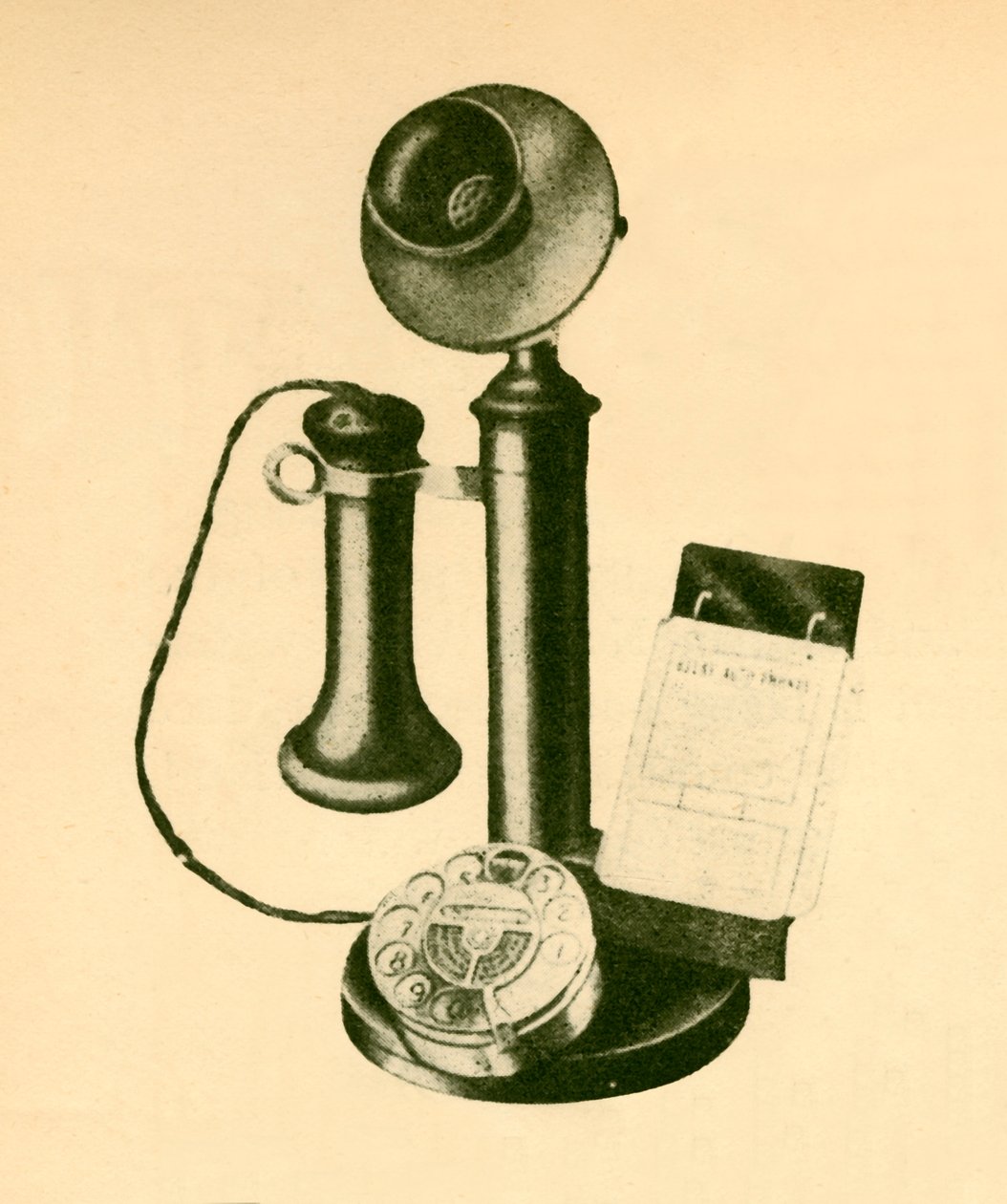 En automatisk telefonmodtager, c1930. af Unbekannt