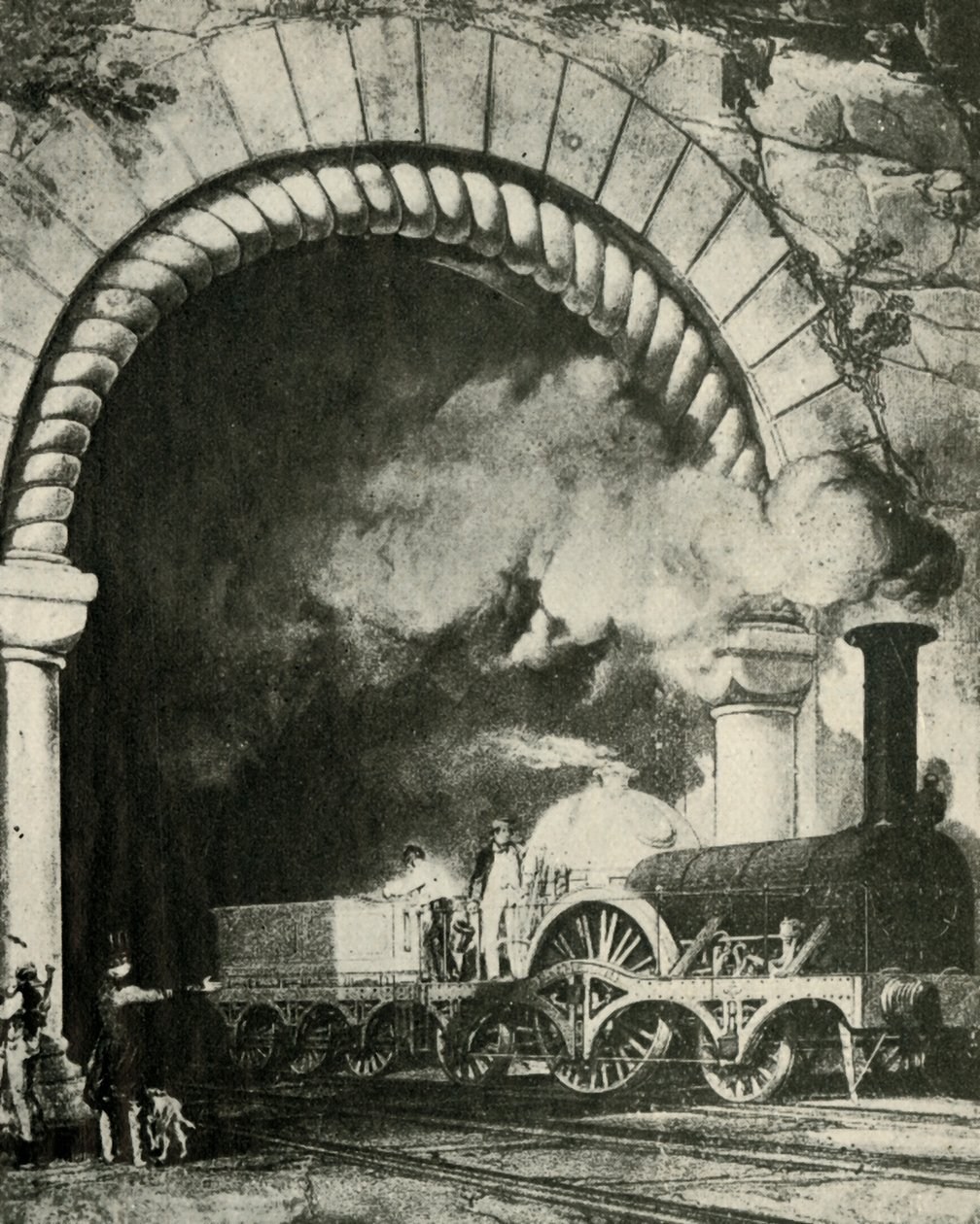 An Early Broad Gauge Train - Great Western Railway, c1930. af Unbekannt