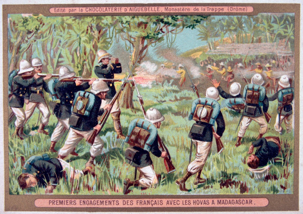 Et forlovelse mod Hovas fra Madagaskar, 1883-1896 af Unbekannt