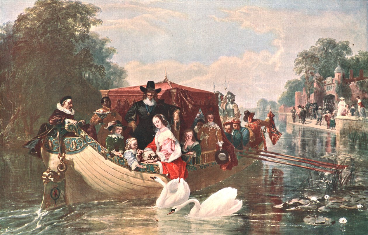 An Episode in the Happier Days of Charles I, 1853, c1902. af Unbekannt
