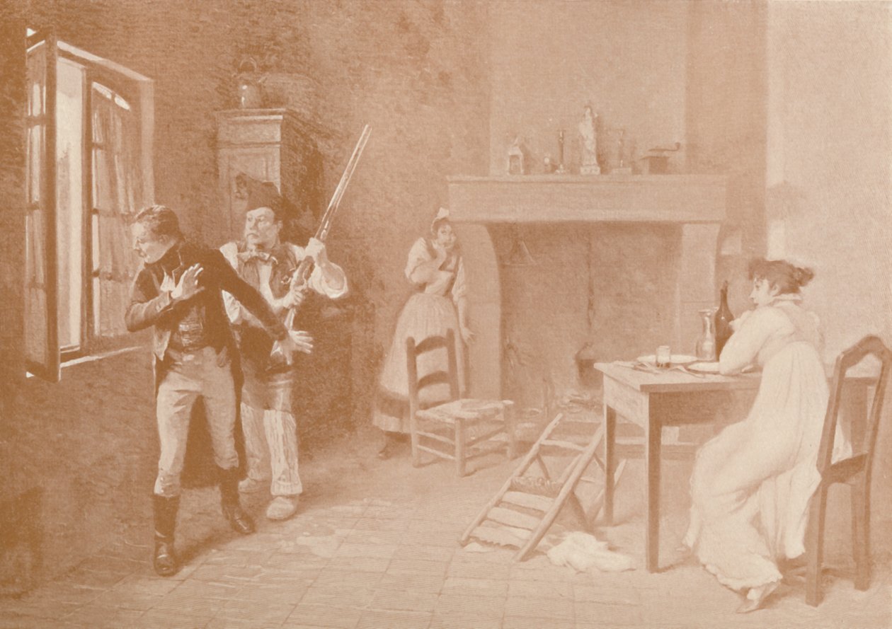 An Episode of the White Terror, 1815, 1896 af Unbekannt