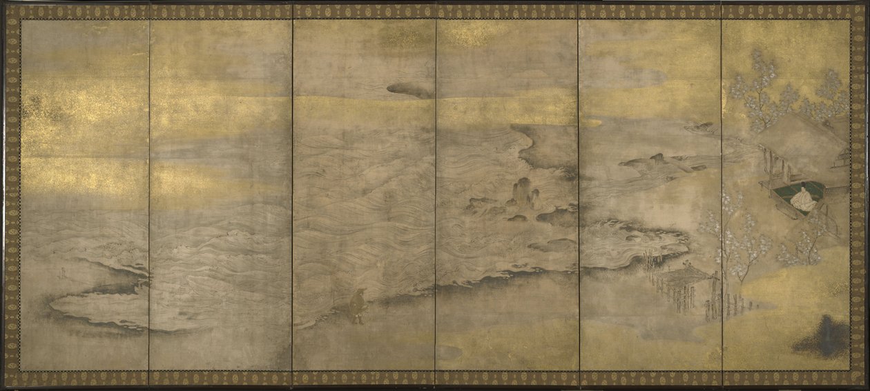 En eksileret kejser på Okinoshima, ca. 1600 af Unbekannt