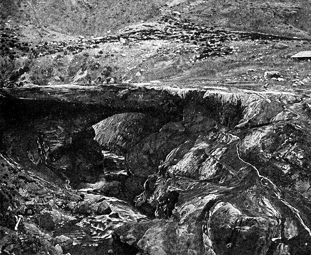 En inkabro, Peru, 1895 af Unbekannt