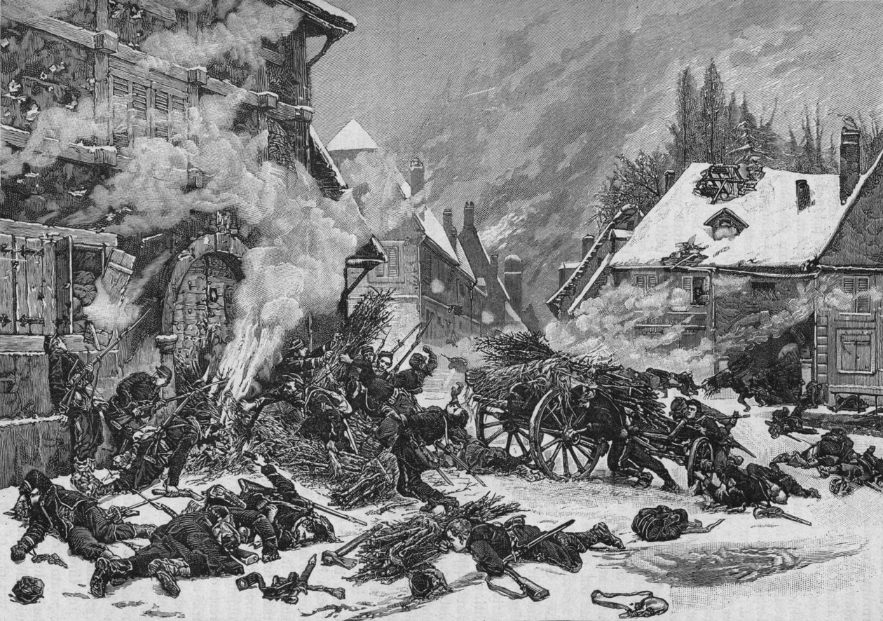 En hændelse i slaget ved Villersexel, 1902 af Unbekannt