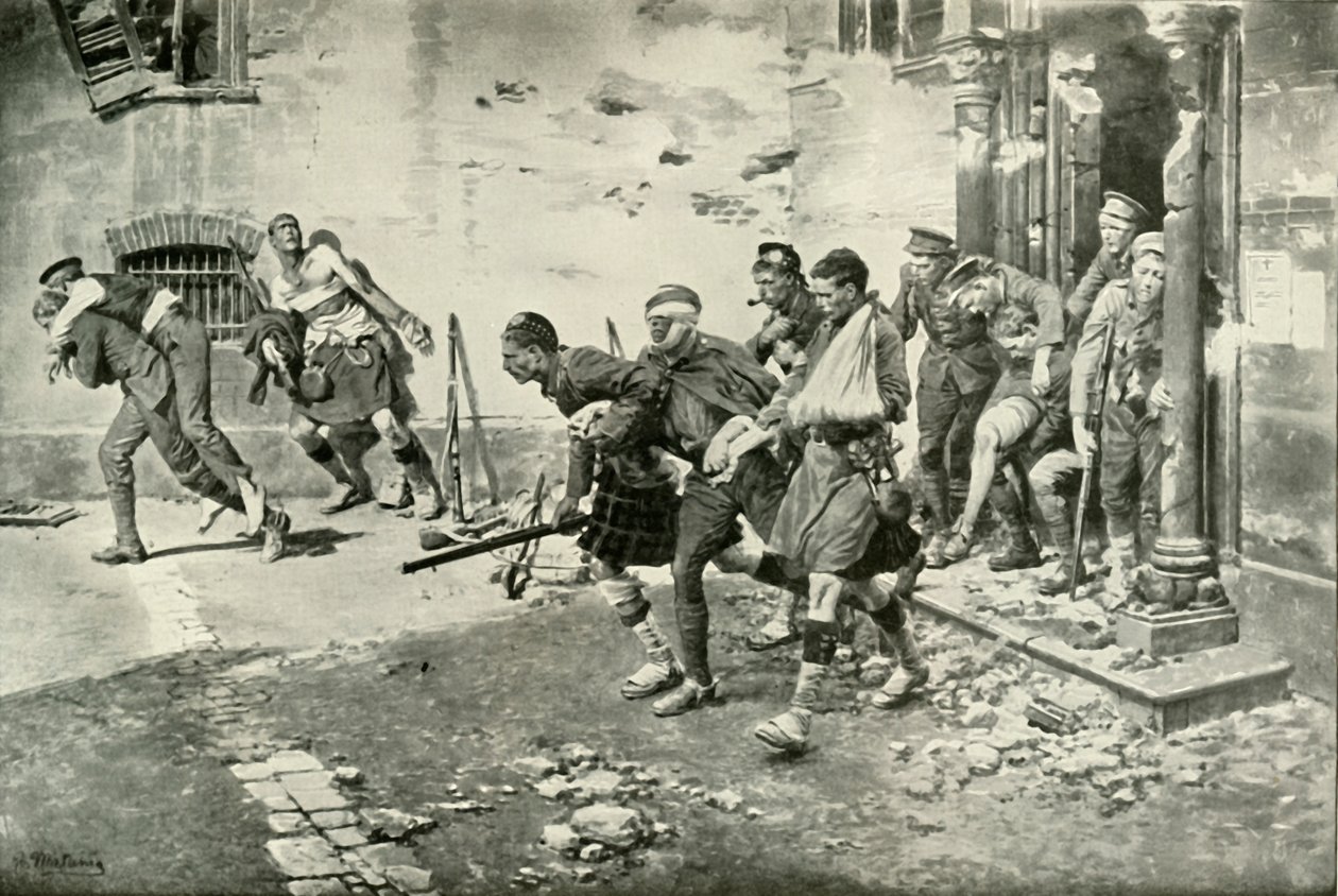 En hændelse i tilbagetoget fra Mons, 1919. af Unbekannt