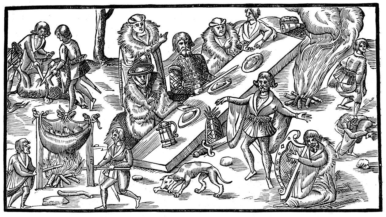 En irsk banket, 1581, 1893 af Unbekannt