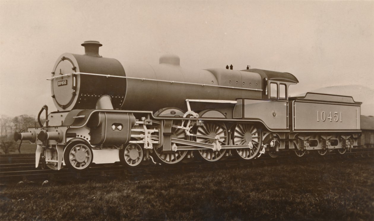 En L.M.S. Superheated Express Passenger Engine, 1927. af Unbekannt