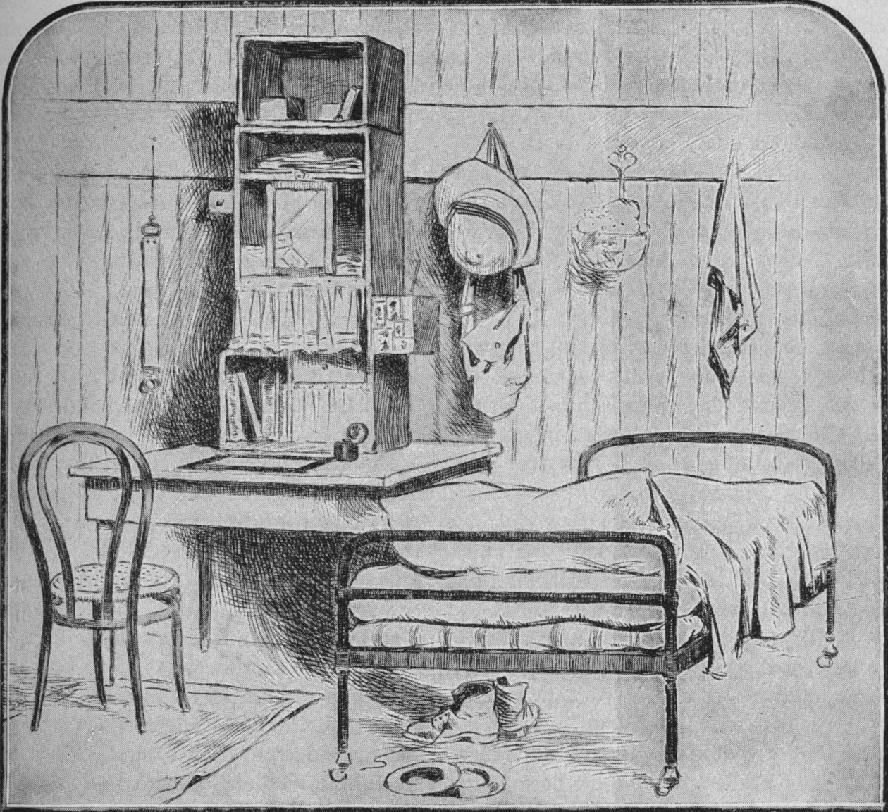 Et officersværelse i Pretoria, 1902 af Unbekannt
