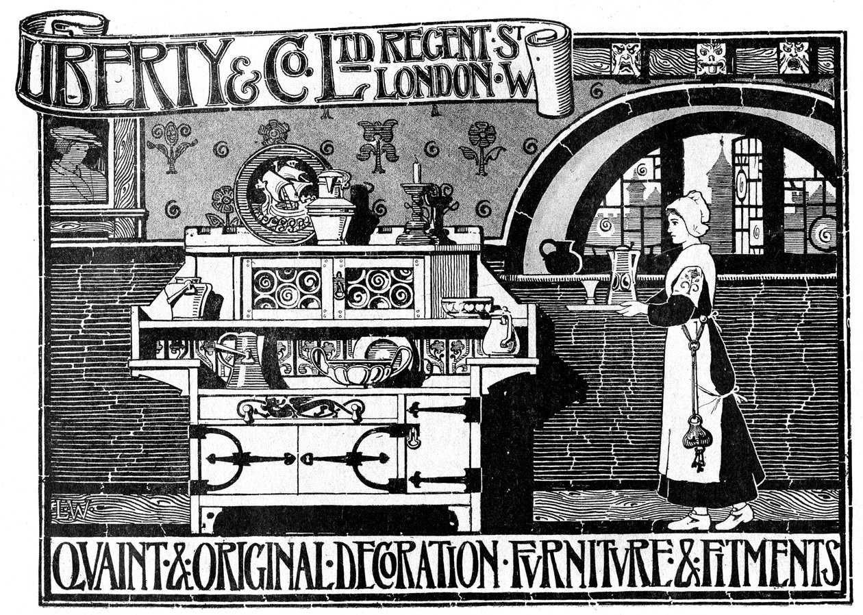 An advertisement for Liberty and Co Ltd, 1898 af Unbekannt