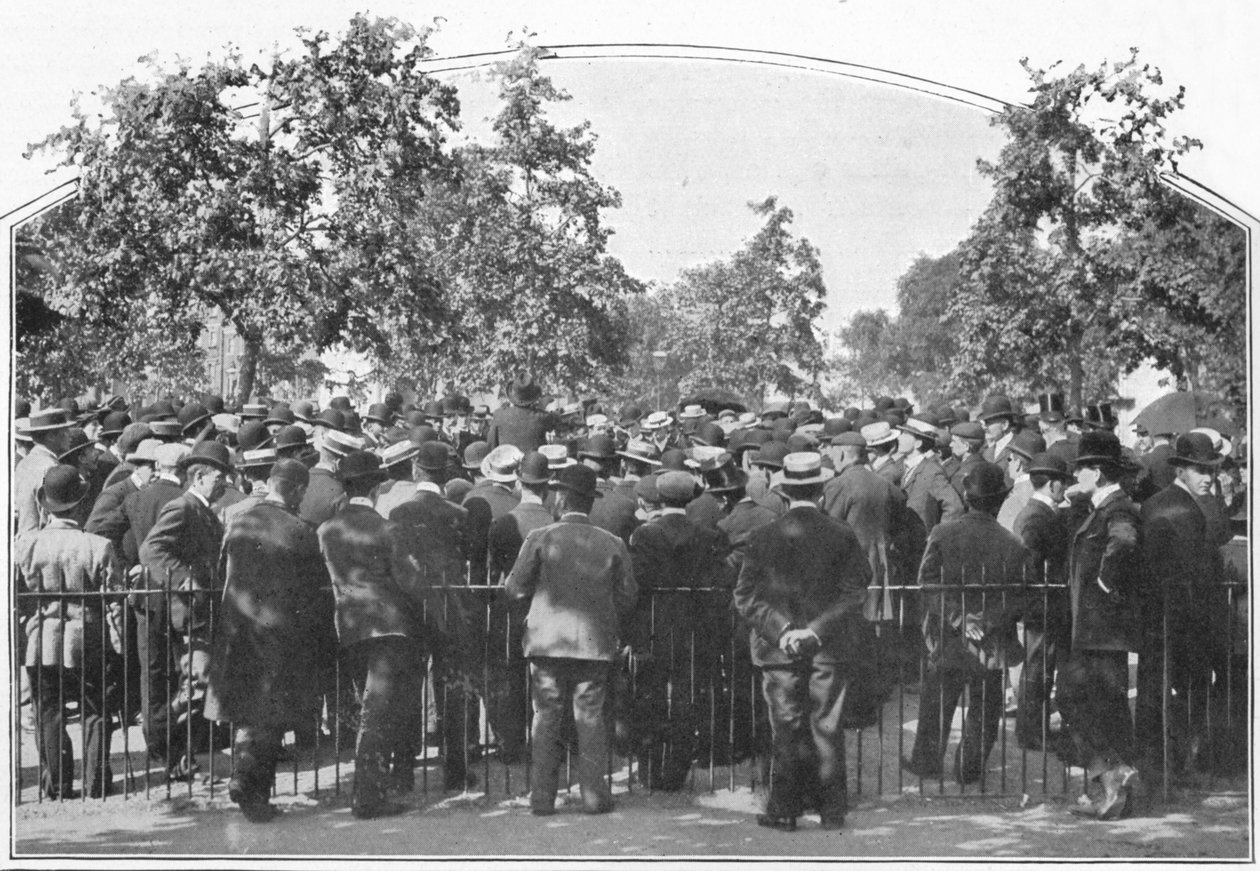 Et al fresco-foredrag, Hyde Park, London, c1900 1901 af Unbekannt