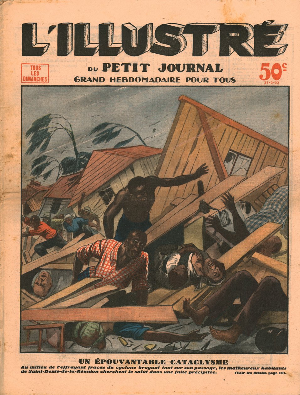 En rystende katastrofe, 1932. af Unbekannt