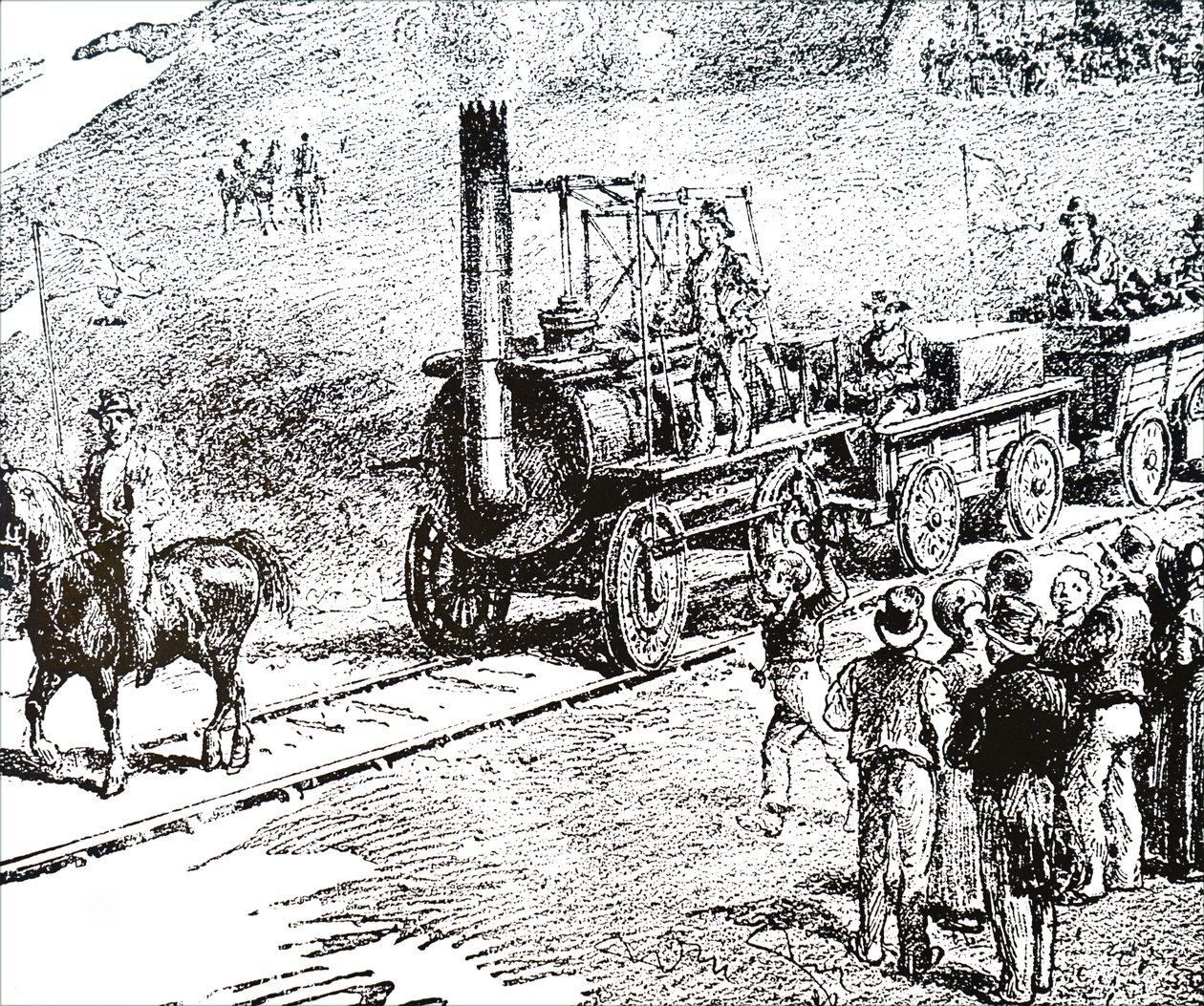Et motorlokomotiv, jeg byggede af George Stephenson af Unbekannt