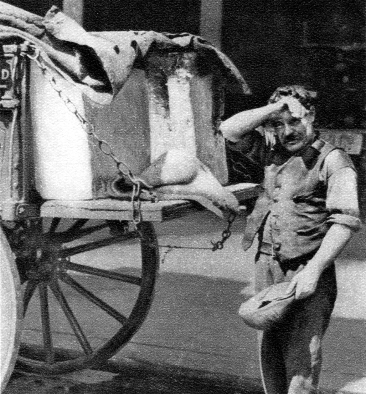 En ismand med sin vogn, London, 1926-1927 af Unbekannt