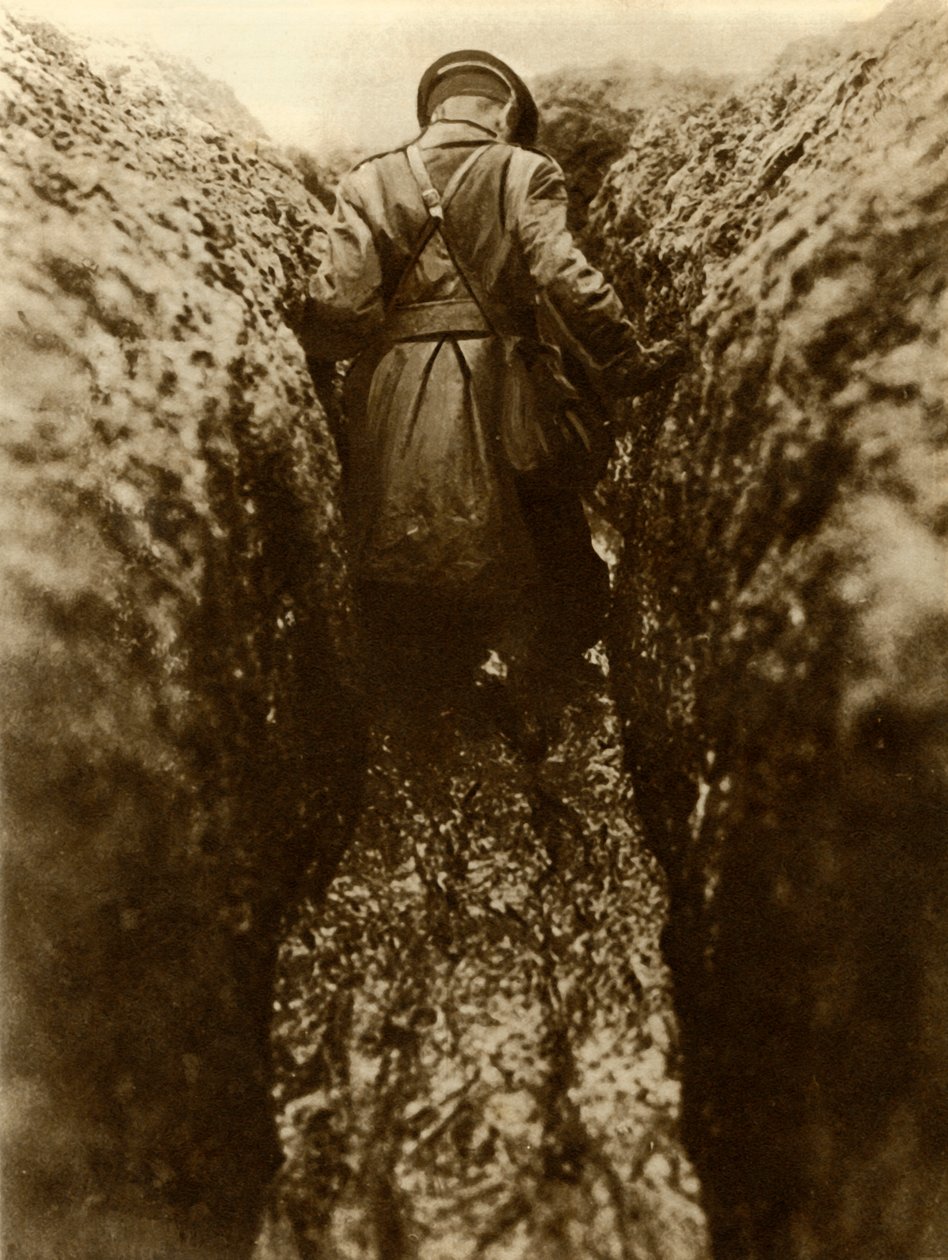 En officer i skyttegravene, Frankrig, Første Verdenskrig, 1916, 1935. af Unbekannt