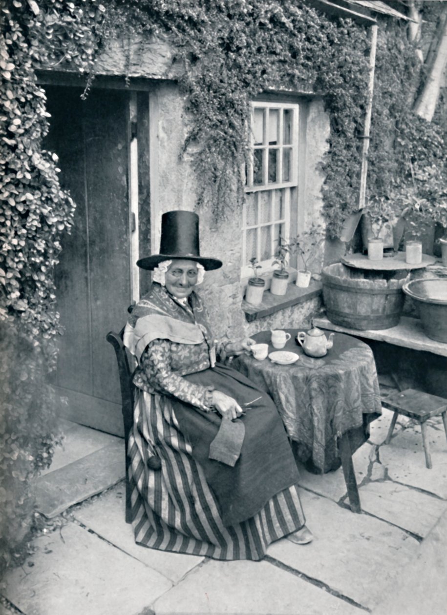 En gammel walisisk kvinde, 1912 af Unbekannt