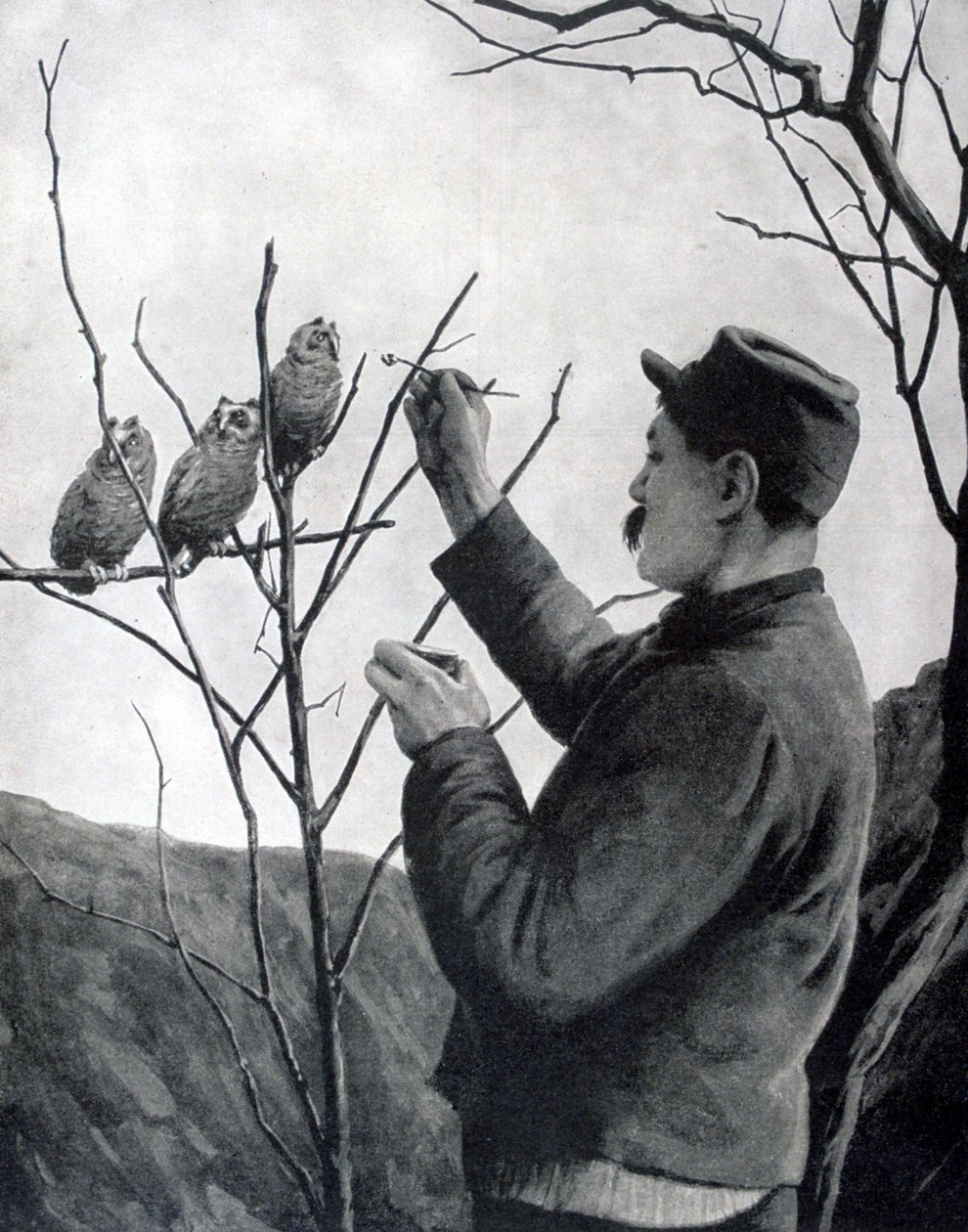 En original skyttegravsdekoration, Frankrig, Første Verdenskrig, 1915 af Unbekannt